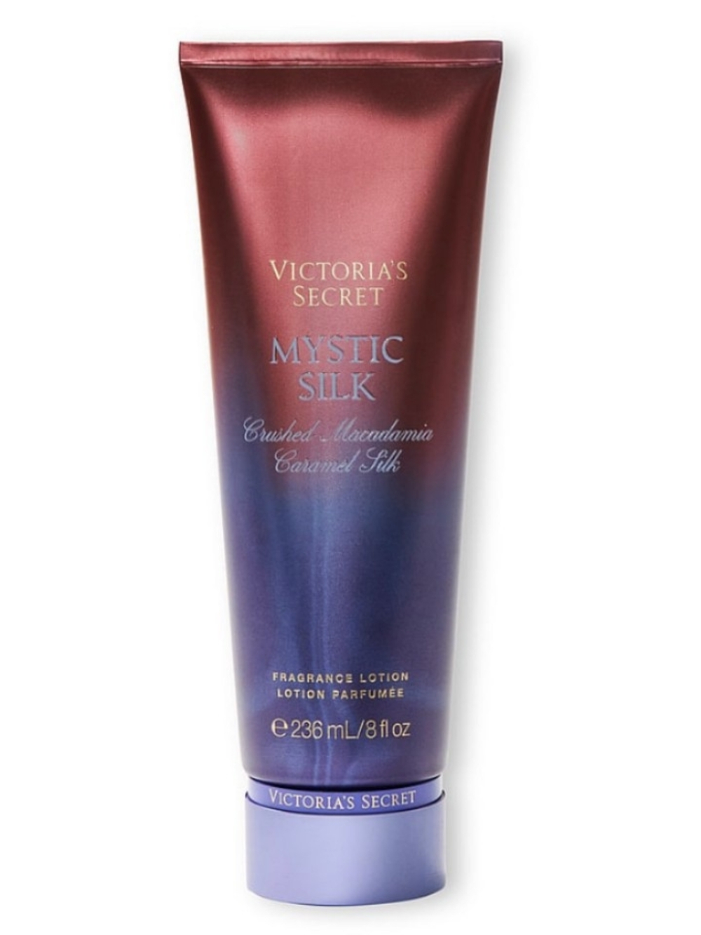 Victoria's Secret Mystic Silk Fragrance Lotion - Red to Purple Gradient